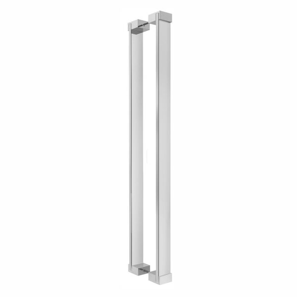Puxador Para Portas Em Aço Inox Escovado 80cm Apolo