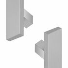 Puxador Para Portas Em Aço Inox Prata Escovado 60cm Eros