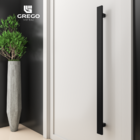 Puxador Para Portas Em Aço Inox Preto Fosco 60cm Eros