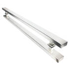 Puxador Para Portas Grand Clean Aço Inox Escovado - 1 20 M -