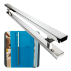 Puxador Para Portas Grand Clean Aço Inox Polido Brilhante - P