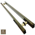 Puxador Para Portas Grand Clean Ouro Velho Antique - 1 0 M -