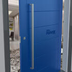 Puxador Para Portas Greco Aço Inox Escovado - 52 Cm - Furação