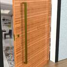 Puxador Para Portas Greco Ouro Velho Antique - 32 Cm - Furaçã