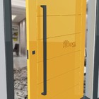 Puxador Para Portas Greco Preto Fosco - 42 Cm - Furação 40 Cm