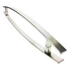 Puxador Para Portas Lugui 80 Cm Aço Inox Escovado