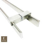 Puxador Para Portas Luma Aço Inox Escovado - 1 50 M - Furação