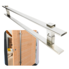 Puxador Para Portas Luma Aço Inox Escovado - 1 50 M - Furação