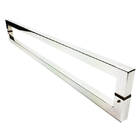 Puxador Para Portas Slin Aço Inox Polido Brilhante - Puxador