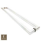 Puxador Para Portas Slin Aço Inox Polido Brilhante - Puxador