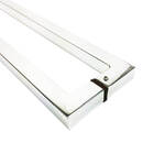 Puxador Para Portas Slin Aço Inox Polido Brilhante - Puxador