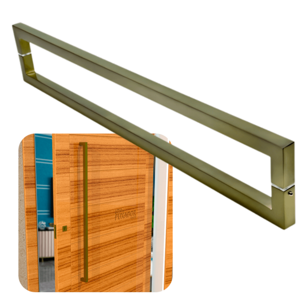 Puxador Para Portas Slin Ouro Velho Antique - Puxador Antique