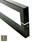 Puxador Para Portas Slin Preto Fosco - Puxador Preto - Fosco