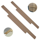 Puxador Perfil Dourado Nina Torralba Furação 500mm 2 Unidades