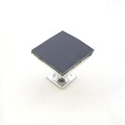 Puxador Pinn 04 - Couro Legítimo - Cor Azul Marinho