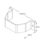 Puxador Pise e Puxe para Porta Inox Silvana