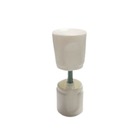 Puxador Plástico Duplo Para Box - Branco