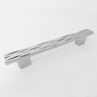 Puxador Plástico Treviso Cromado Star Plast 160/192 Mm 1 Pç