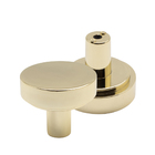 Puxador Ponto Mini Quebec Ouro 35mm - Obispa