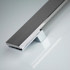 Puxador Porta Big Living Duplo Inox Polido Cromo 1m - Zen Des