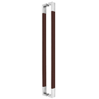 Puxador Porta De Madeira Ou Vidro 50mm X 20mm - Aço Corten /