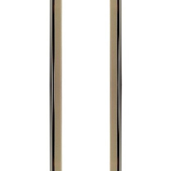 Puxador Porta Living Dourado Gold Zen Duplo 50 Cm (500 Mm)