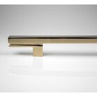 Puxador Porta Living Dourado Gold Zen Duplo 50 Cm (500 Mm)