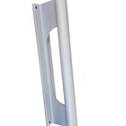 Puxador Porta Portao Aluminio Madeira Buzio Branco Pux-145/14