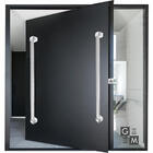 Puxador Portas Aço Inox Alto Padrão 40 Cm Docol 800do Fosco