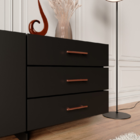 Puxador Primus Dourado Escovado Italy Line Il 814 Dourado Esc