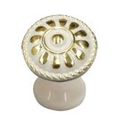 Puxador Provençal - 185 -botão - Bege - 32mm