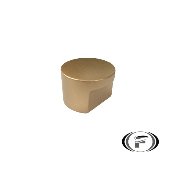 Puxador Radio Médio Dourado Zen Zp4309