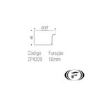 Puxador Radio Médio Dourado Zen Zp4309