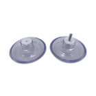 Puxador Redondo De Resina Com Único Furo Para Porta De Vidro