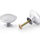 Puxador Redondo E Concha Metal Para Móveis Porta Gaveta 25un