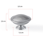 Puxador Redondo Em Latão Metal Para Móveis Puxador De Gaveta