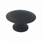 Puxador Redondo Preto Epóxi Metal Zamak - Bigfer