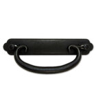 Puxador Rustico Preto Para Moveis Puxador Alça Gaveta Kit 6 U