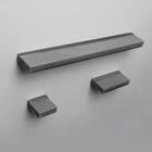 Puxador Scandinavian Stone Níquel Velho 48mm - Zen Design