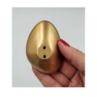 Puxador Seixo G 78mm X 50mm Dourado Matte (fosco) Zen