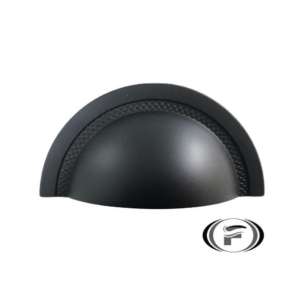 Puxador Shell 64mm Preto Zen Zp4318
