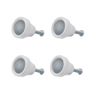 Puxador Simples Box Banheiro Acrilico Abrigo Pia  Branco Kit