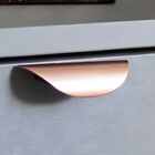 Puxador Soneto Concha Zamac 104mm - Cobre