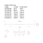 Puxador Sorento 320mm Dourado Zen 5450