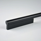 Puxador Sorento Liso Preto 224mm - Zen Design