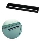 Puxador Toulon 2544 Preto Fosco Para Móveis Armários Gavetas