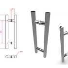 Puxador Tubular H Em Aço Inox 3.2x100x80cm (polida)
