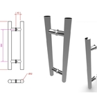 Puxador Tubular H Em Aço Inox 3.2x45x30cm (polido)