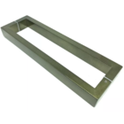 Puxador U Para Porta Pivotante Madeira E Vidro Inox Antique 8