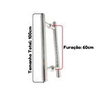 Puxador Vesfer 3008 Al 1 X 100cm - Polido